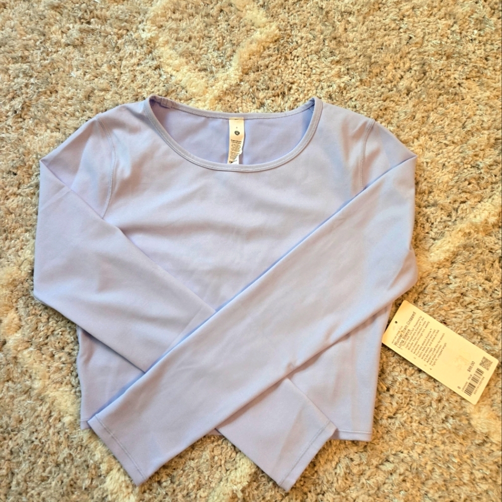 Lululemon cropped long sleeve top